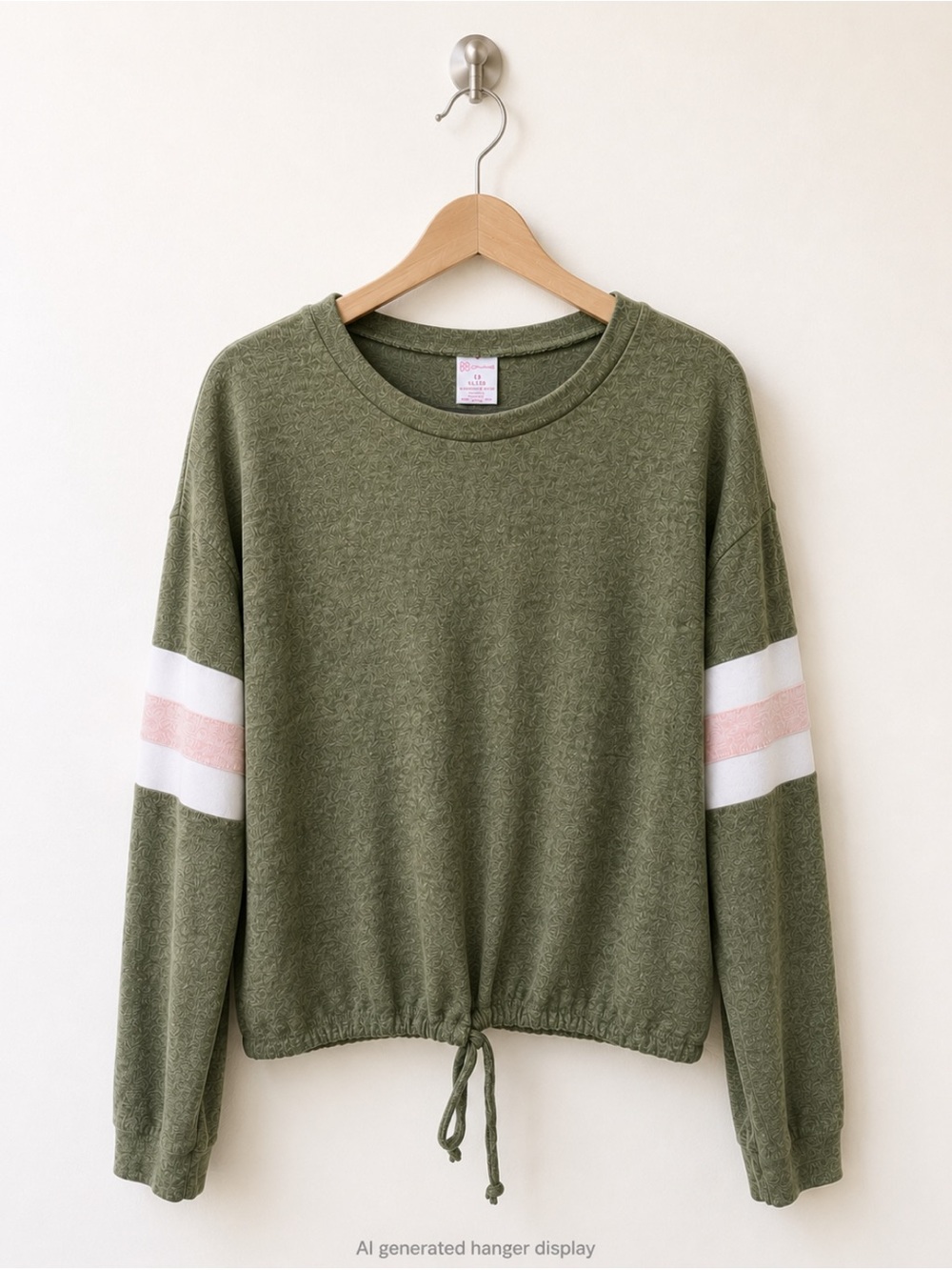No Boundaries Varsity Tie Front Top